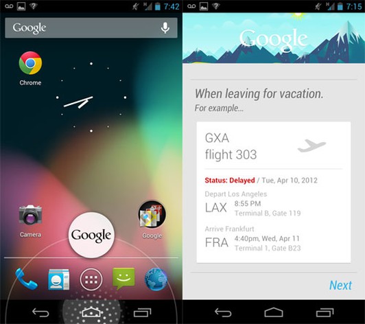Nexus's recibirá la actualización a Android 4.1.2