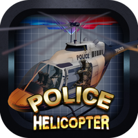 Helicóptero de la policía-vuelo 3D