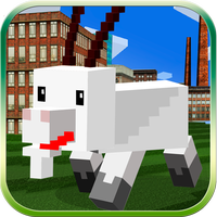 Cube World: Blockhead Goat 3D