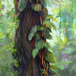 Selva protegida / Luminescent Jungle Wallpaper